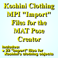 Koshini Clothing MPI Files image